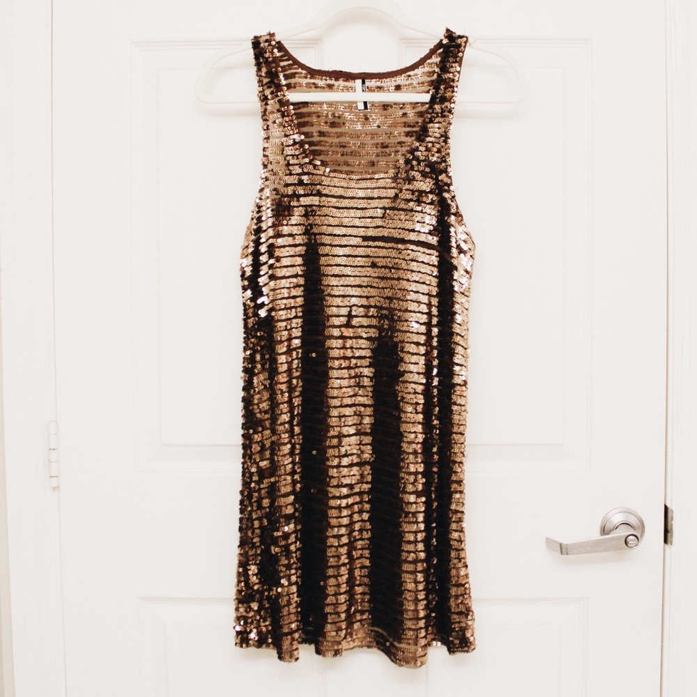Topshop Sequin Top
